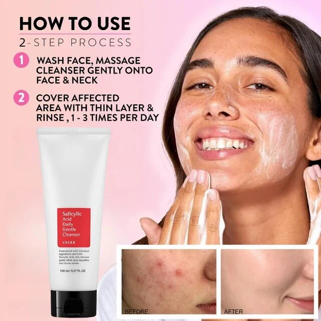 [COSRX] Salicylic Acid Daily Gentle Cleanser 150ml - Image 4
